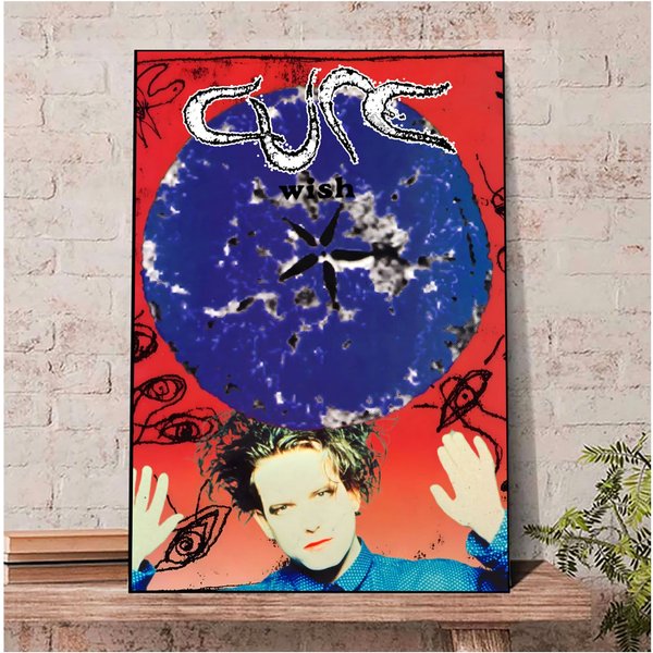 The Cure Wish Album Vintage 90S Poster-image