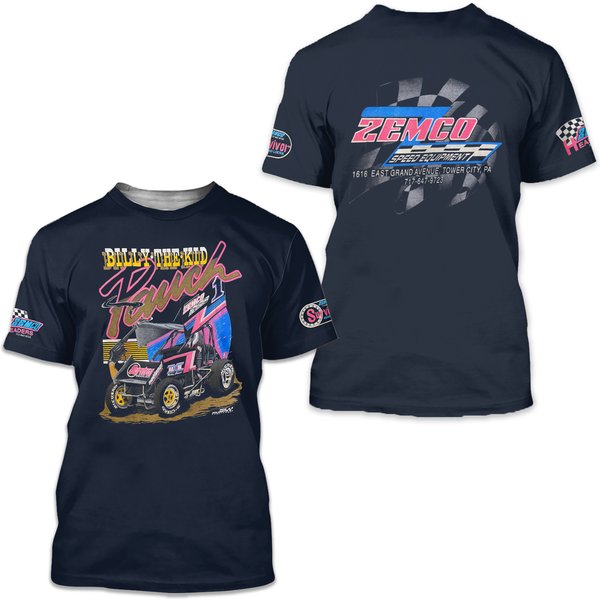 Vintage 1993 Billy The Kid Pauch / Zemco Sprint Car Tee-image