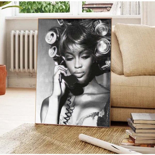 Naomi Campbell On The Phone Poster-image