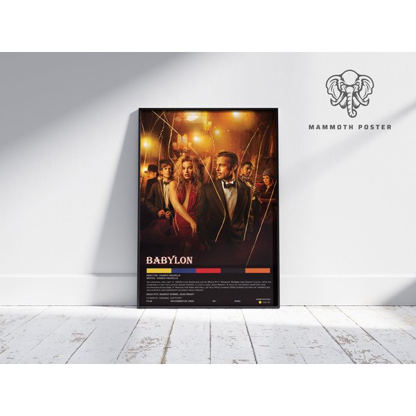 Babylon Minimalist Movie Poster-image