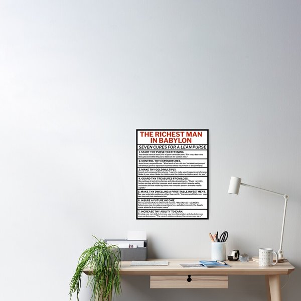 The Richest Man In Babylon - Seven Cures For A Lean Purse Poster-image