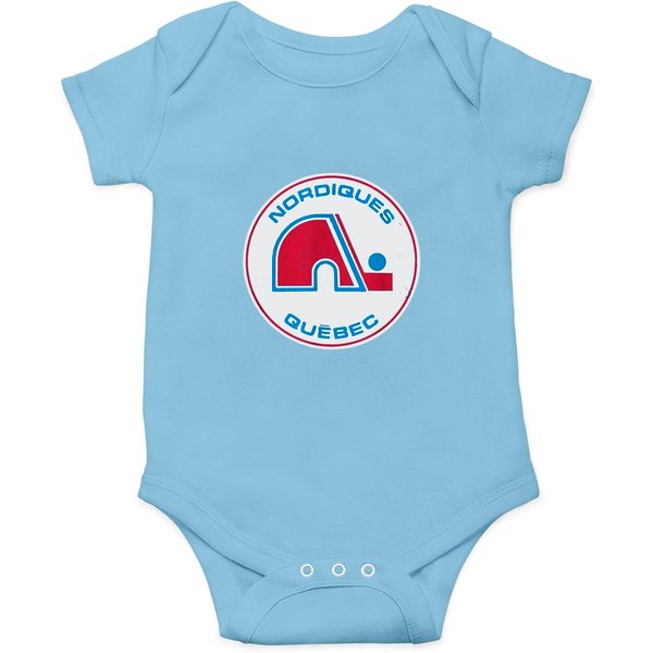 Quebec Nordiques Vintage Distressed Classic Onesies-image