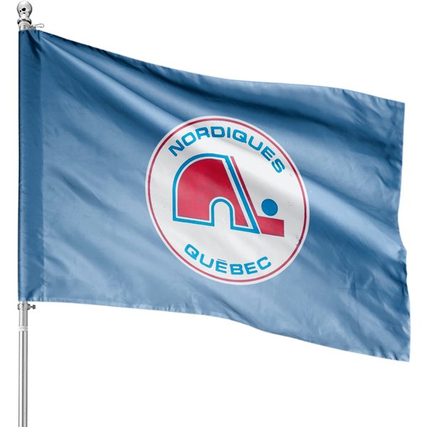 Quebec Nordiques Vintage Distressed Classic House Flags-image