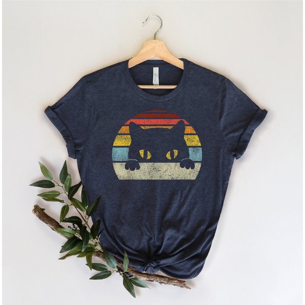Funny Cat Lovers Black Cat T-Shirt-image