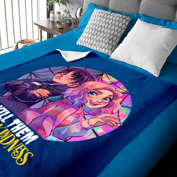 Wednesday Enid Baby Blankets, Addams Family Tv Series Movie Jenna Ortega Baby Blankets-image