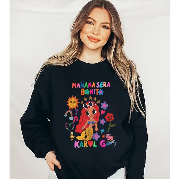 Karol G Sweatshirt, Karol G Maana Sera Bonito Shirt, Trending Tshirt Sweatshirt Hoodie, Trending Shirt-image