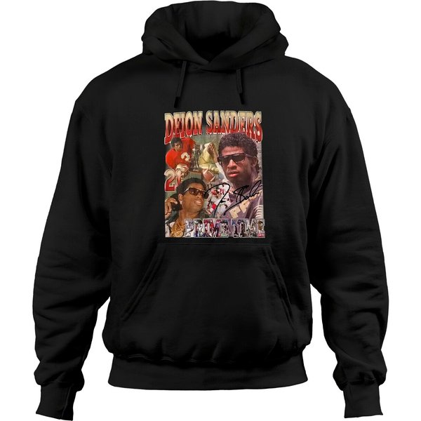 Vintage Deion Sanders Prime Time Hoodies-image