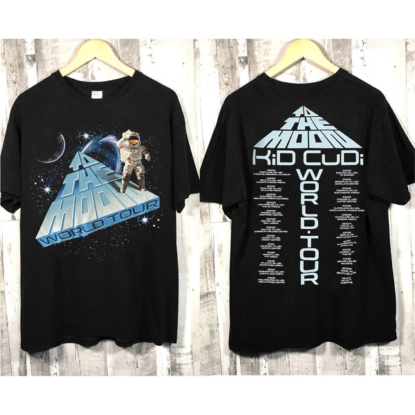 Kid Cudi To The Moon World Tour 2022 T-Shirt, Kid Cudi T-Shirt-image