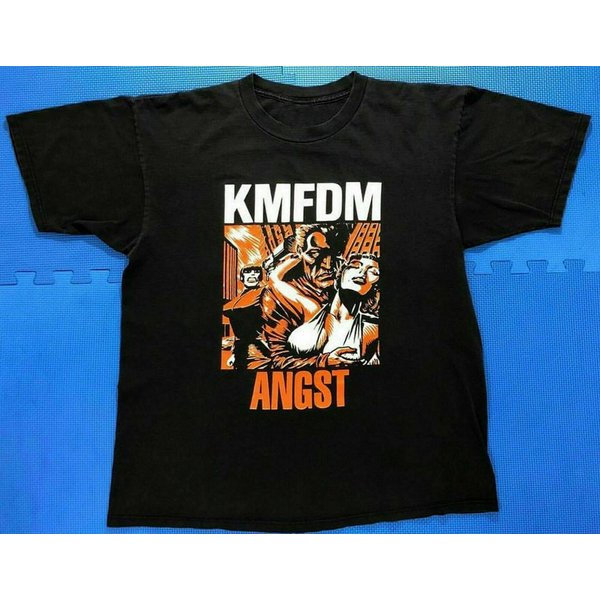 90S Kmfdm Angst Heavy Cotton Comfort T Shirt-image