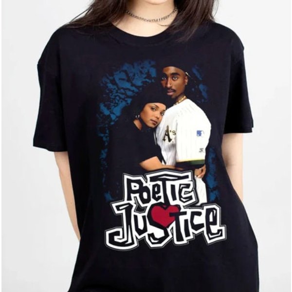 Poetic Justice Vintage Graphic Shirt, Movie Design-image