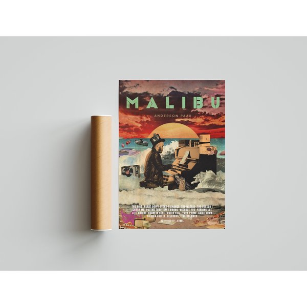 Anderson Paak 'Malibu' Album Poster-image