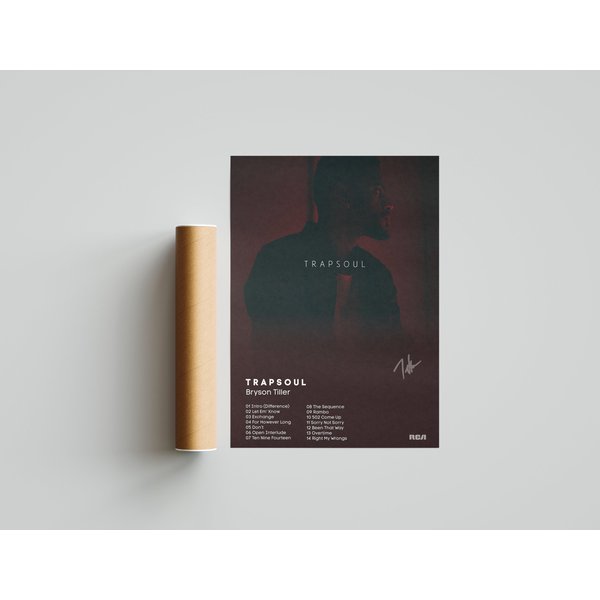 Bryson Tiller 'Trapsoul' Album Poster-image