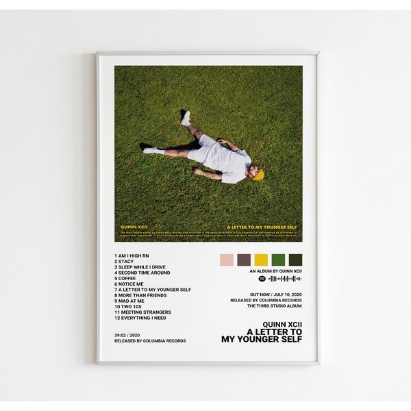 Quinn Xcii Posters, A Letter To My Younger Self Poster-image