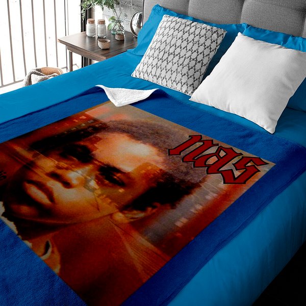 Nas - Illmatic Album Covert Baby Blankets-image