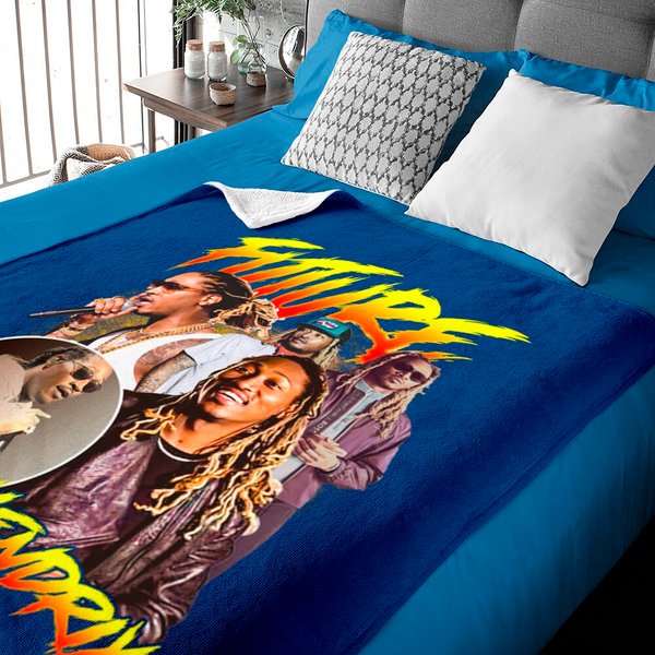 Future Hendrix Vintage, Rapper Future Tour Baby Blankets-image