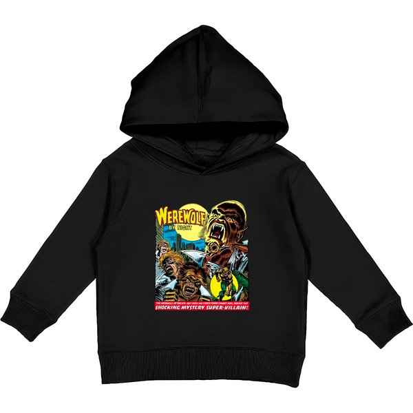 Werewolf By Night Kids Pullover Hoodies