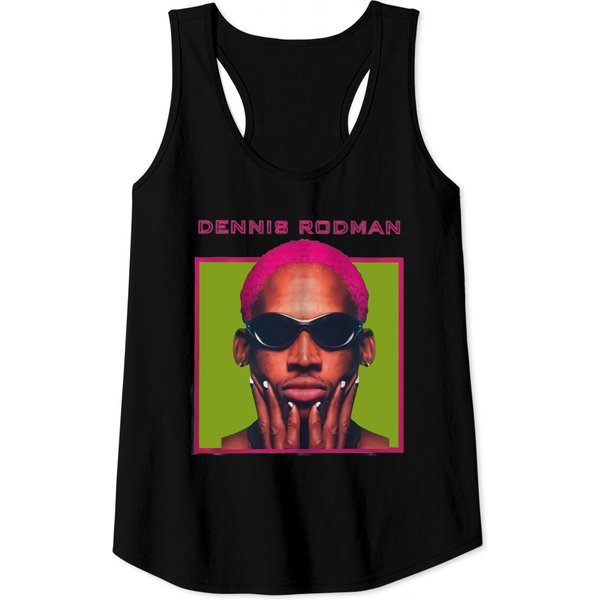 Dennis Rodman Graphic Tank Tops, Unisex-image