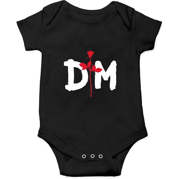Depeche Mode Rose Logo Onesies - Depeche Mode-image