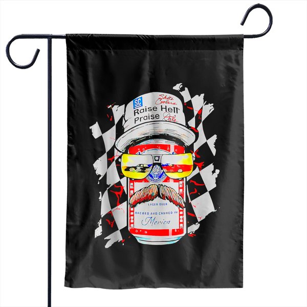 Raise Hell Praise Dale Vintage Funny Driking Beer Garden Flags