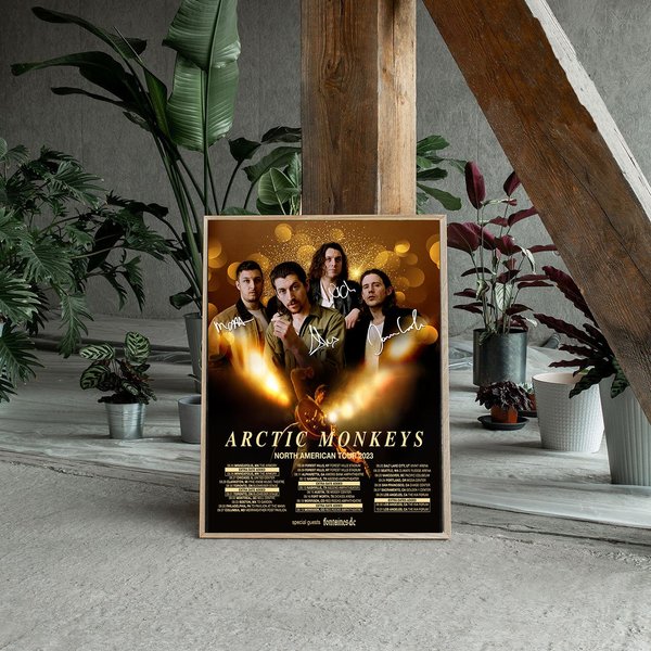 Arctic Monkeys North American Tour Dates 2023 World Tour Poster-image