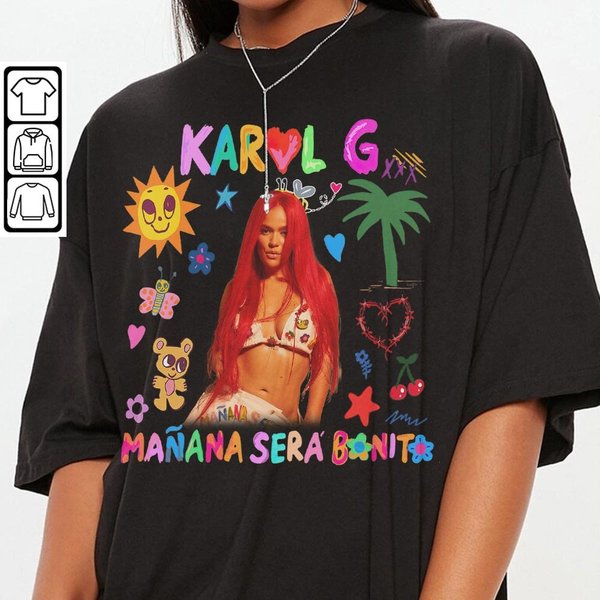 Karol G New Album Cover 2023 Shirt, Manana Sera Bonito Album Shir-image