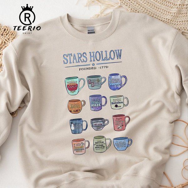Mugs Of Stars Hollow Annual Events Sweatshirt-image