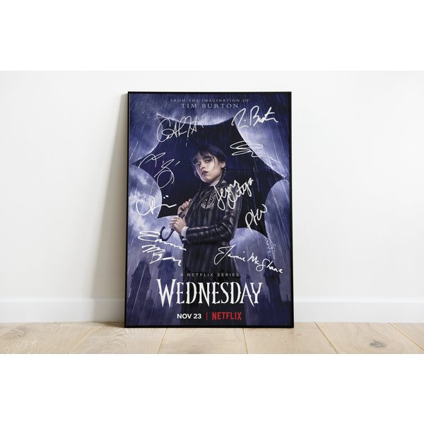 Wednesday Poster With Cast/crew Signatures - Signed Film Poster Collection