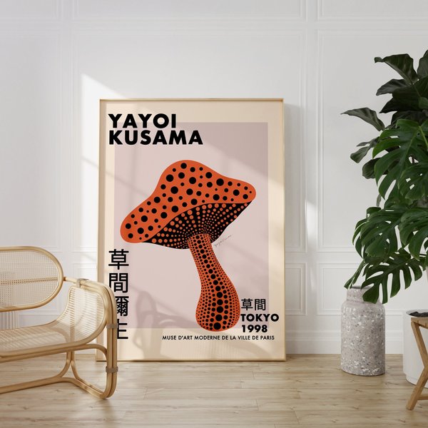 Yayoi Kusama Exhibition Poster-image