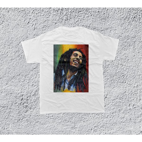 Bob Marley T-Shirt - Unisex Heavy Cotton Tee-image