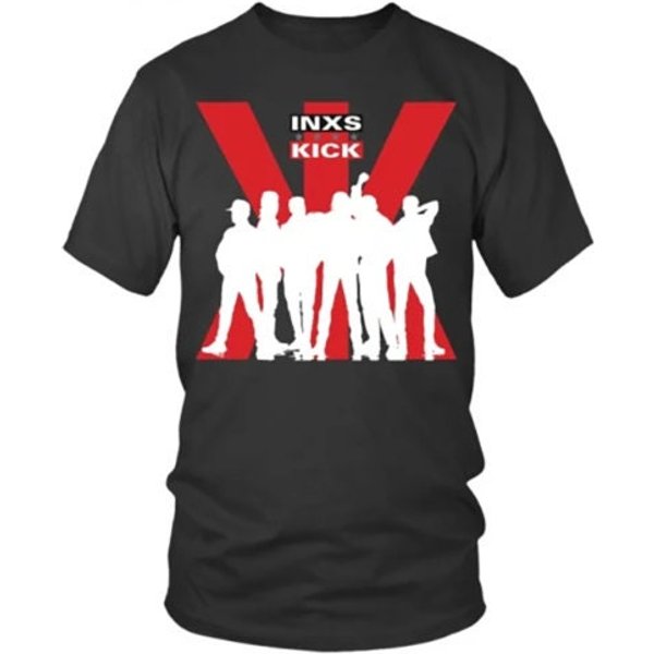 Vintage Inxs Band Shirt, Vintage 1987 Inxs Kick Tour Concert-image