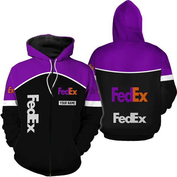 Fedex Purple Hoodie 3D-image