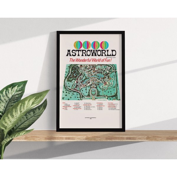 Astroworld Map - Poster - Album-image