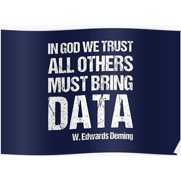 In God We Trust All Others Must Bring Data Premium Matte Vertical Poster-image