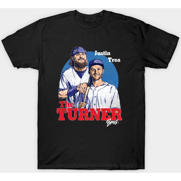 Justin Turner And Trea Turner Brothers T-Shirt, Family Duo Tee-image