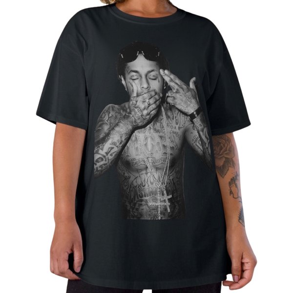Lil Wayne Graphic Tee, Classic Hiphop Style T-Shirt-image