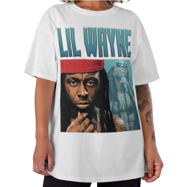 Lil Wayne Graphic Tee, Hip-Hop Inspired Apparel-image