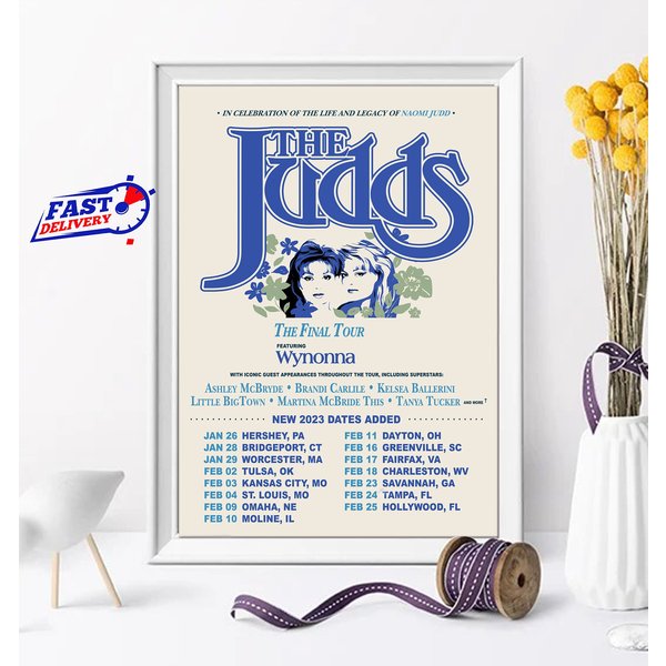 The Judds Tour 2023 Farewell Poster, Gift For The Judds Fans-image