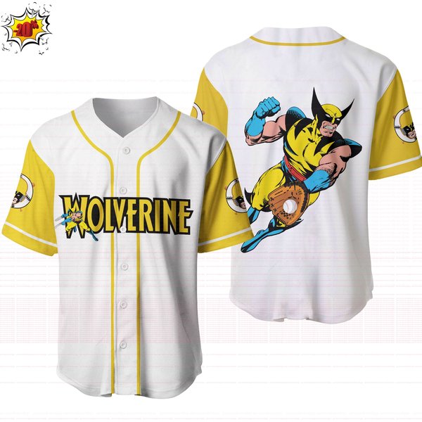 Wolverine Vintage Baseball Jersey-image