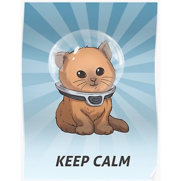 Keep Calm Kitty-subnautica Premium Matte Vertical Poster