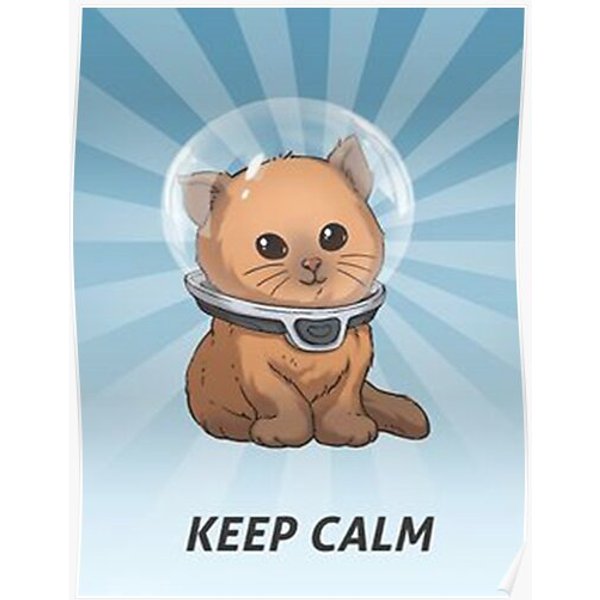 Keep Calm Kitty Premium Matte Vertical Poster