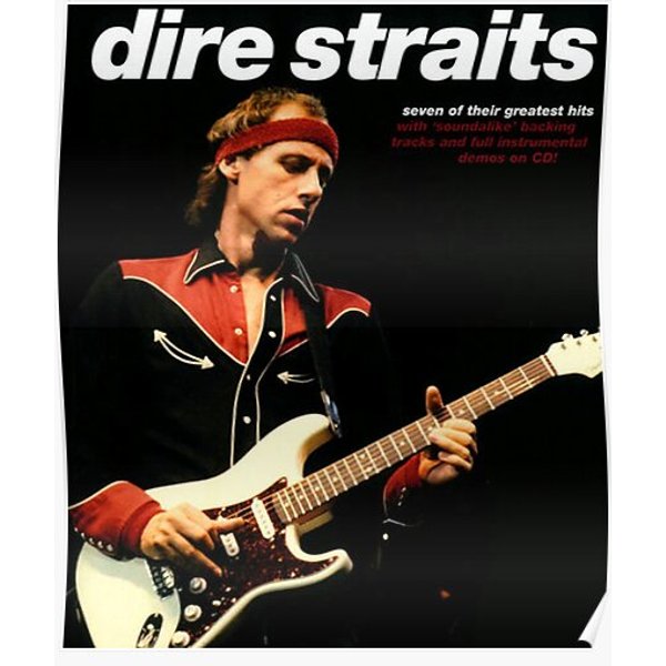 Dire Straits Guitars Premium Matte Vertical Poster-image
