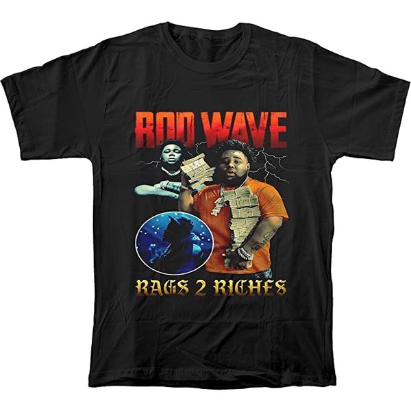 Rod Wave T-Shirt, Wave Vintage 90S Shirt, Hip Hop Rnb Tshirt-image