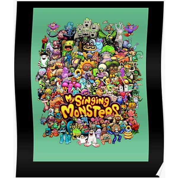 My Singing Monsters Monster Medley Premium Matte Vertical Poster-image