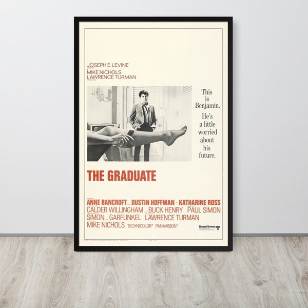 The Graduate (1967) Vintage Movie Poster-image