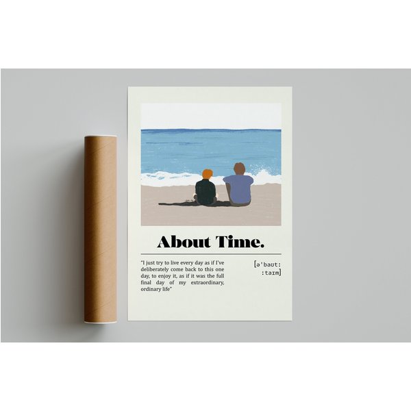 About Time Movie Poster Print-image