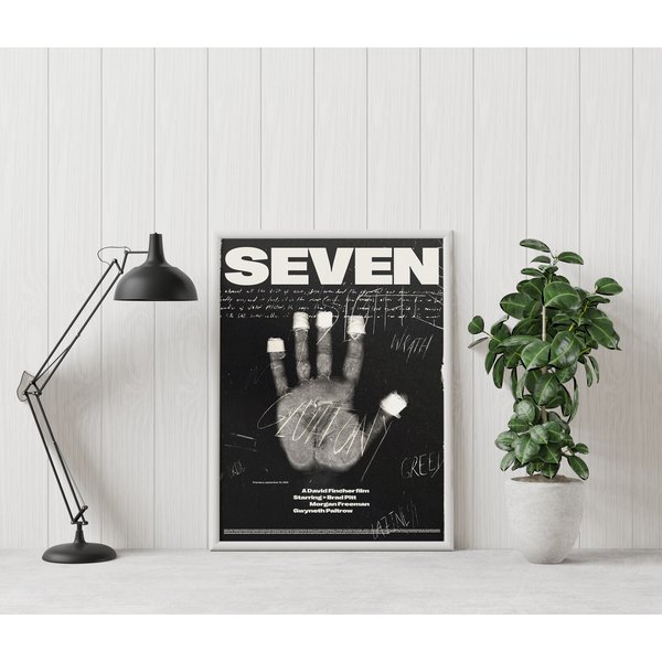 Se7En Minimalist Movie Poster-image