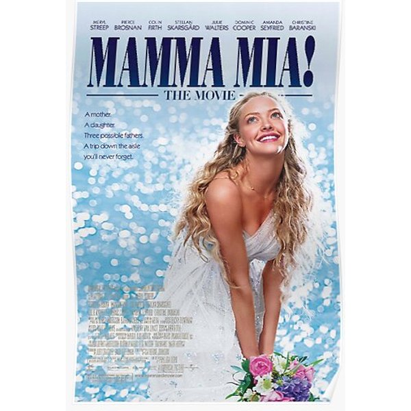 Mamma Mia! Movie Poster Premium Matte Vertical Poster-image