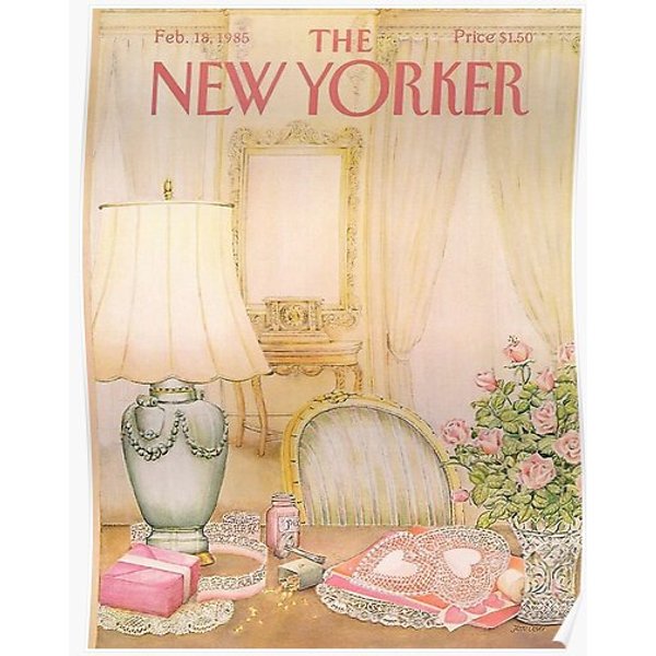 New Yorker Room 1985 Premium Matte Vertical Poster