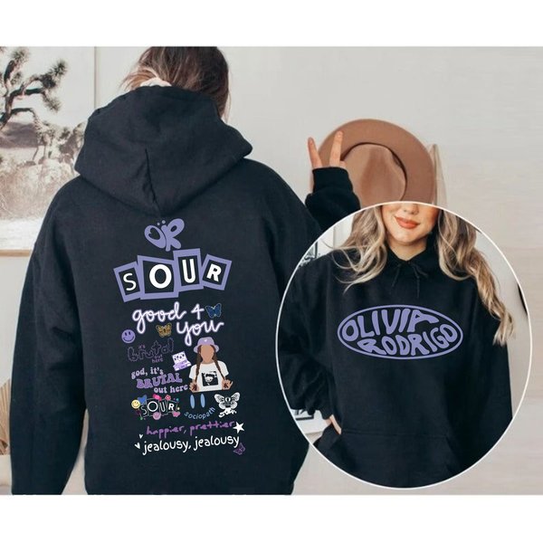 Olivia Rodrigo Sweatshirt, Olivia Sour Tour Hoodie, Good 4 U Shirt-image