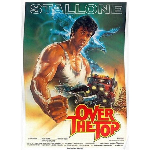 Over The Top By Sylvester Stallone Movie Poster Premium Matte Vertical Poster-image